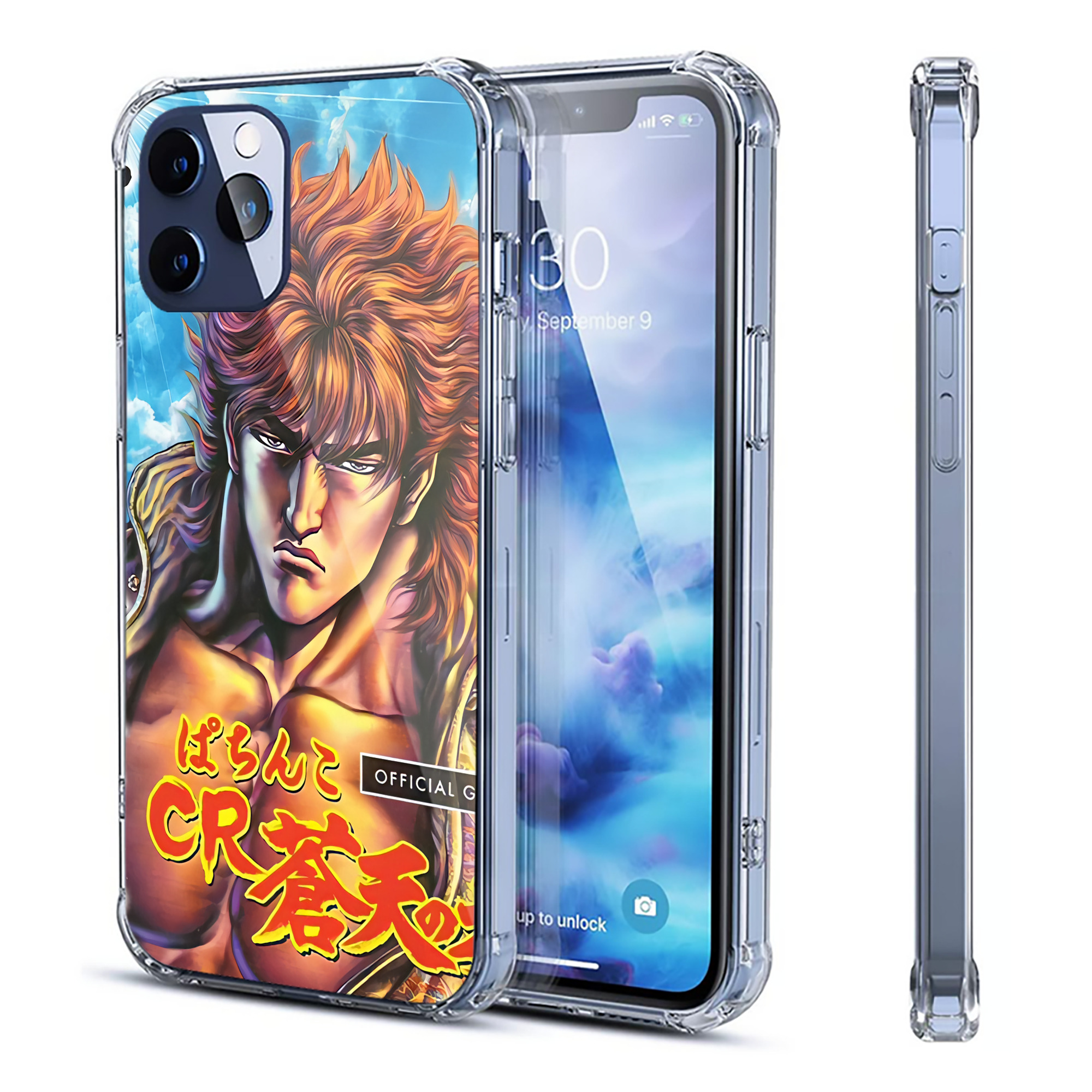 （画像用） 北斗の拳 Fist of the North Star 【iPhone 12シリーズ対応】透明スマホケース（クリアソフトケース）